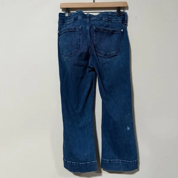 Pilcro Slim 70s High-Rise Crop Flare Jeans Size 28 - Picture 14 of 16